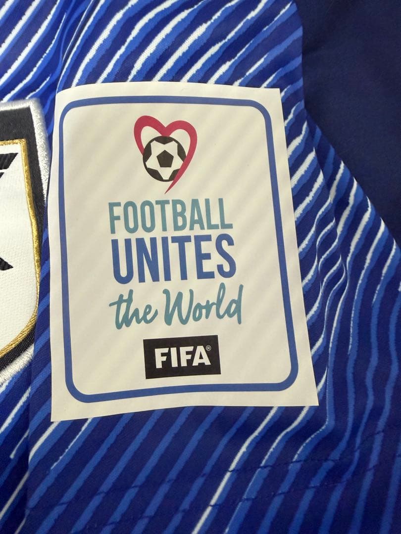 サッカー日本代表 久保建英 ユニフォーム カタールW杯 スペイン戦マーキング