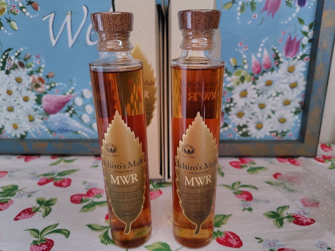 イチローズモルト ミズナラウッドリザーブ　箱付き　MWR 200ml 2本