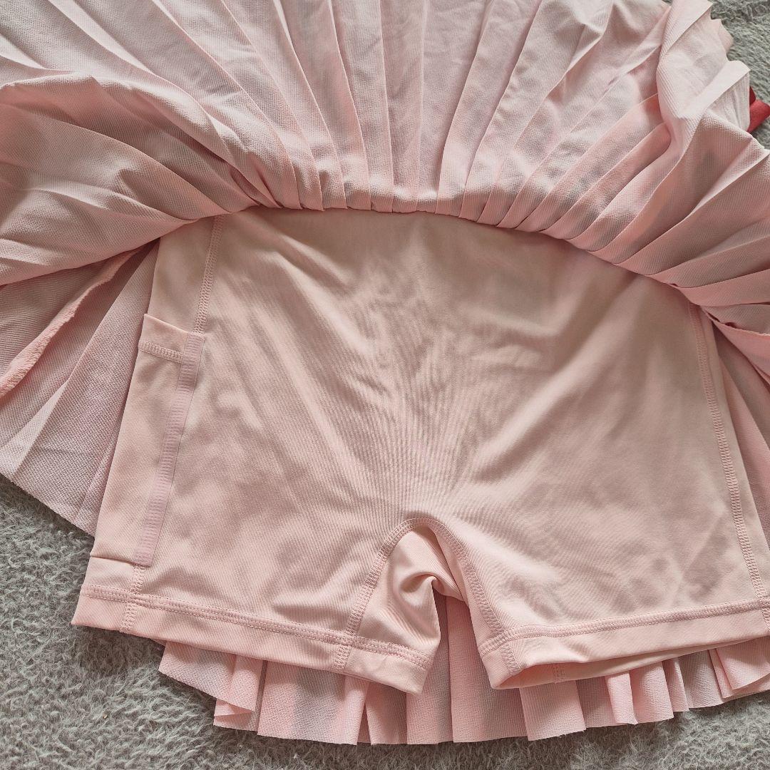 Nike DRI-FIT ピンク プリーツスカート　size-usS