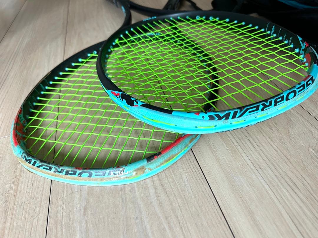 YONEX ラケット ジオブレイク70VS 2本バッグ6本入り付き