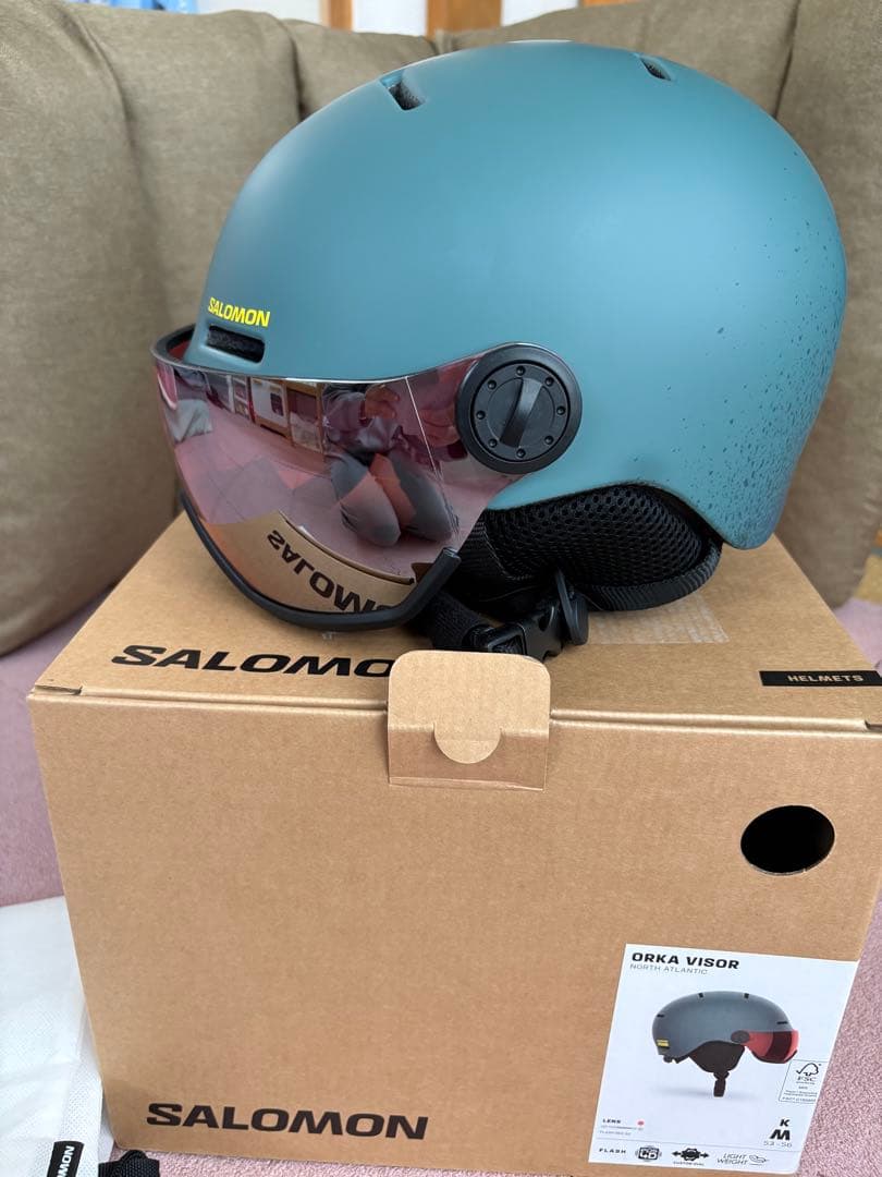 SALOMON ORKA VISOR ヘルメット サイズ:KM (53-56)