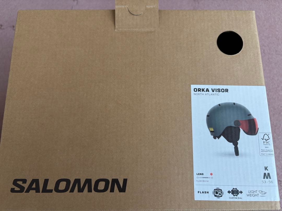 SALOMON ORKA VISOR ヘルメット サイズ:KM (53-56)