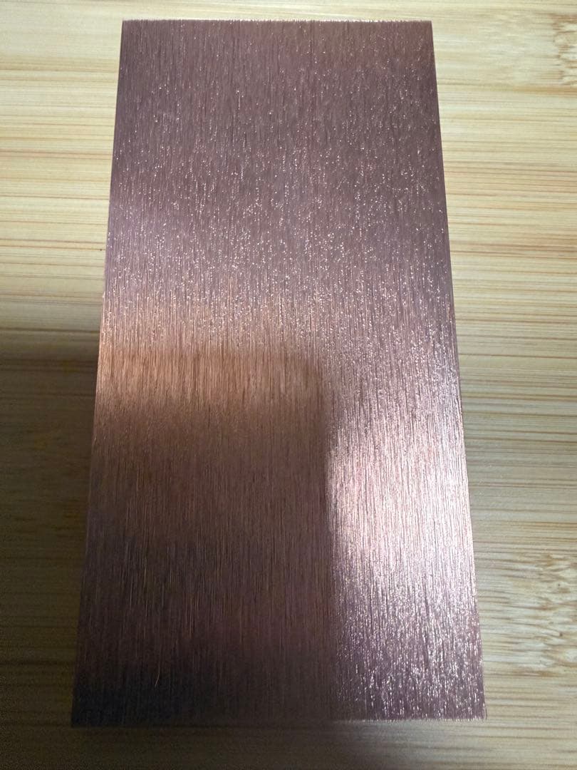 あ*た様 【純度保証】純銅バー 地金 インゴッド　Cu 458g 文鎮　1ポンド