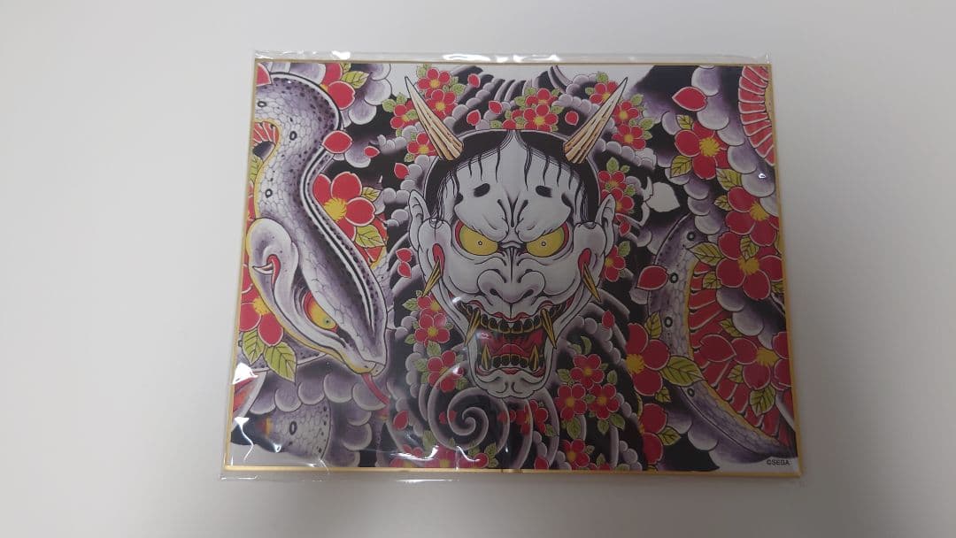 龍が如く 真島吾朗 フィギュア 2種　ミニ屏風 ディスプレイクロス 付き