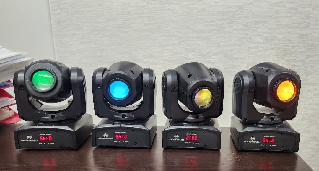 ムービングライト ADJ イノポケットスポット中古 4台セット