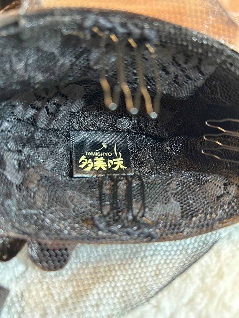 多美咲　ヘアドレス雫型 ダークブラウン カールヘアアクセサリー