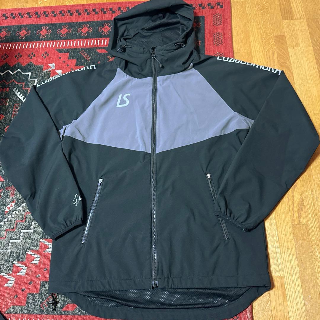 【luzesombra】ストレッチ タフタ メッシュ ジャケット ブラック L