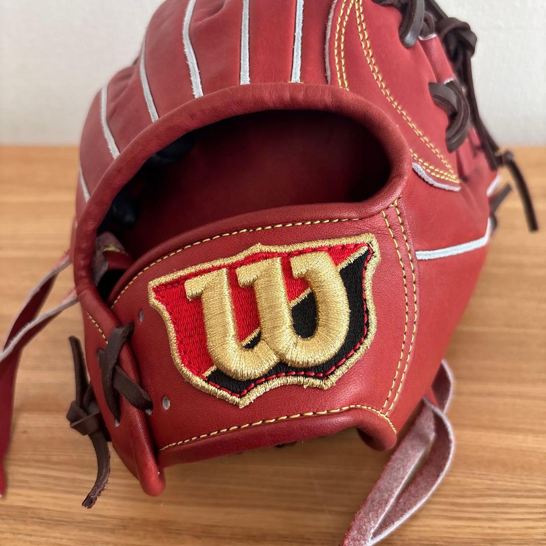 ウィルソン　硬式用　グラブ　内野　グローブ　定価63,800円　高校野球対応