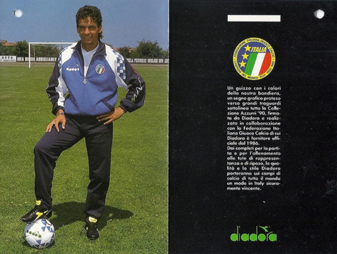 【選手支給用／スポンサー入り】イタリア代表 1990/92 トラックジャケット