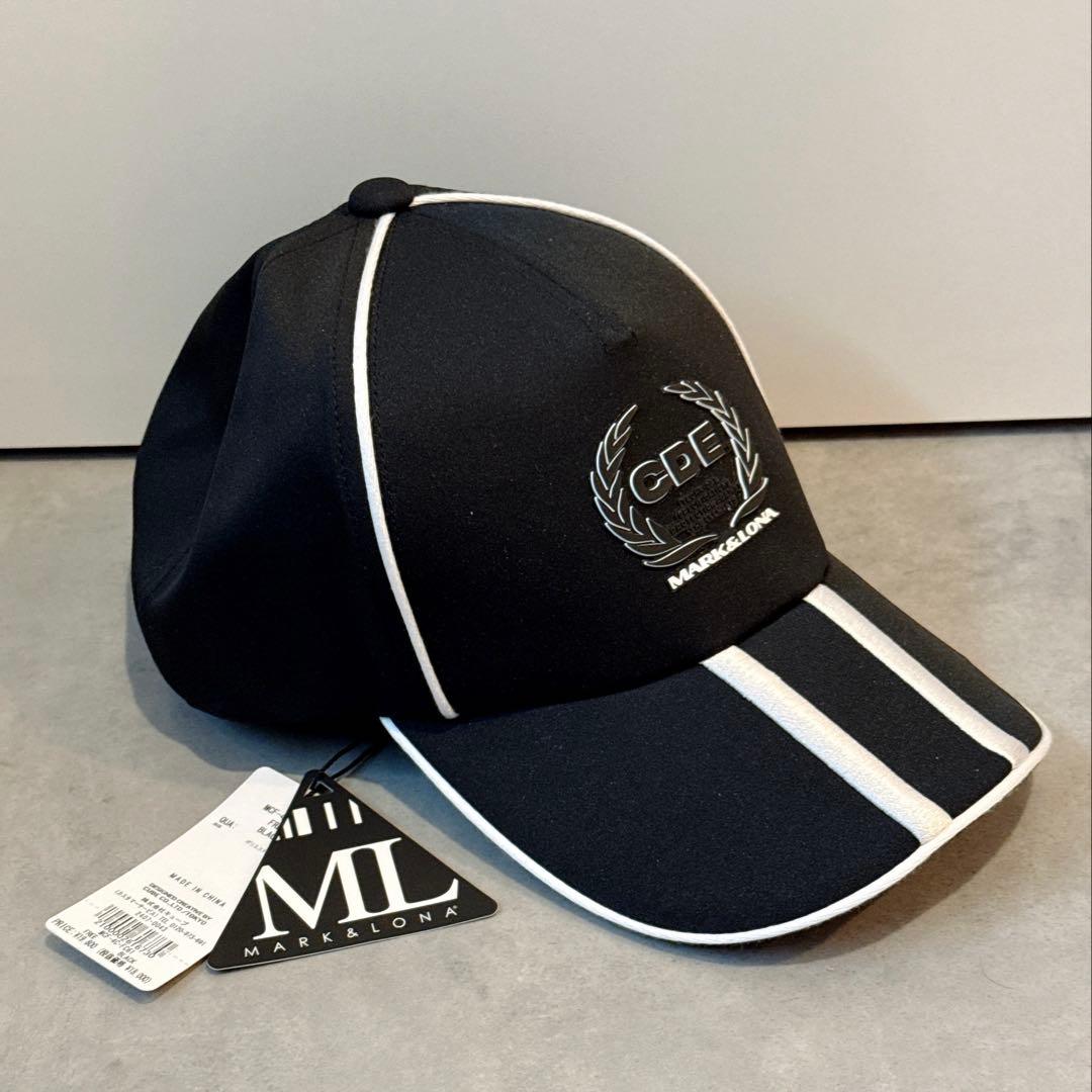 新品 ★ MARK&LONA キャップ 帽子 マーク&ロナ ブラック 正規品