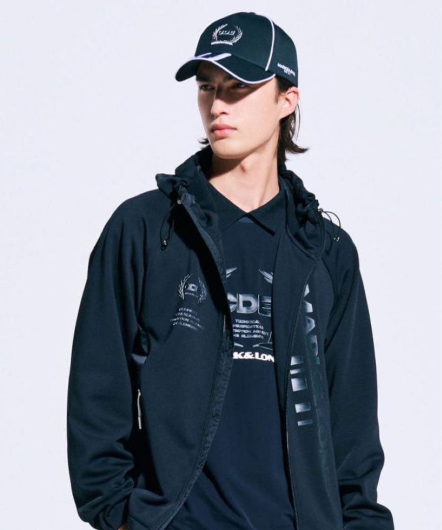 新品 ★ MARK&LONA キャップ 帽子 マーク&ロナ ブラック 正規品