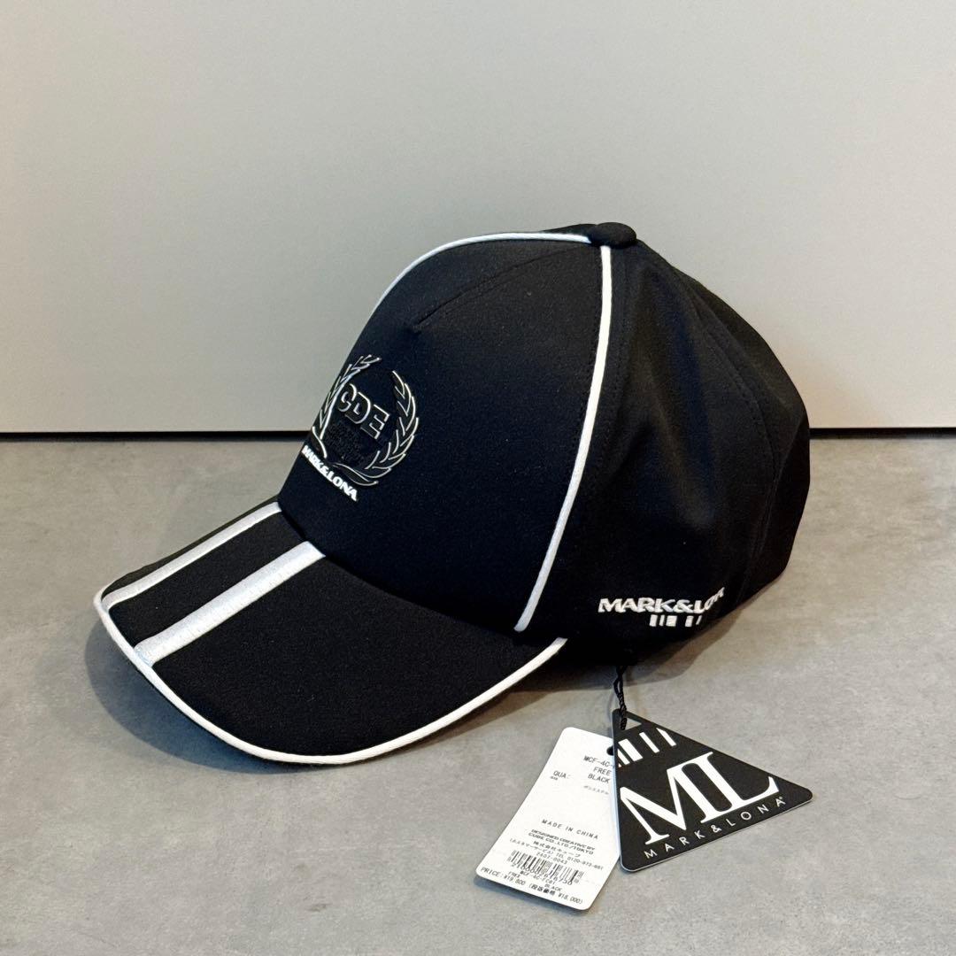 新品 ★ MARK&LONA キャップ 帽子 マーク&ロナ ブラック 正規品