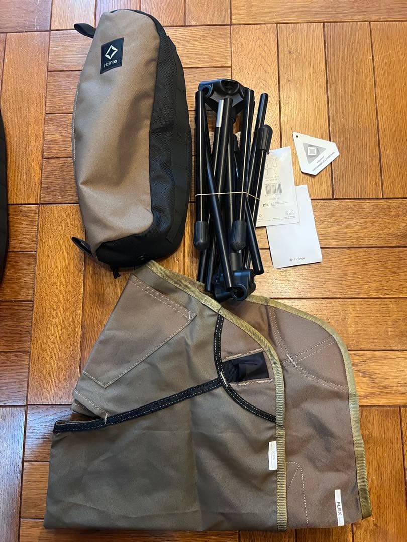 2脚セットHelinox アウトドアチェア Iコヨーテ