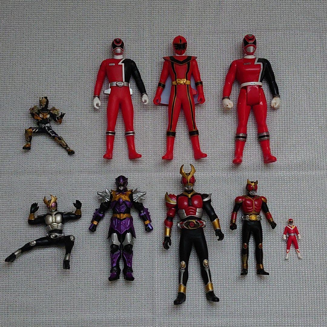 ウルトラマン(隊員、怪獣含)&仮面ライダー他戦隊ものソフビ フィギュア