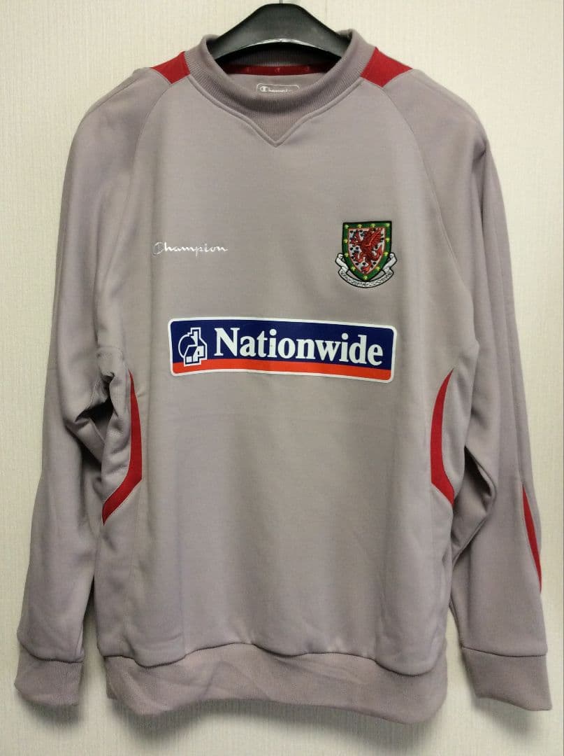 サッカー ウェールズ代表 2008 Champion スウェット フリース 長袖