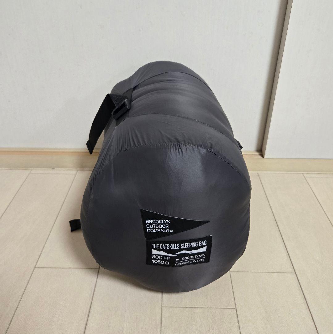 【未使用】ブルックリンアウトドアカンパニー グースダウンシュラフ 1050G