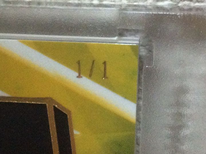 Brendan McKayルーキー直書き直筆サインカード実使用 1/1