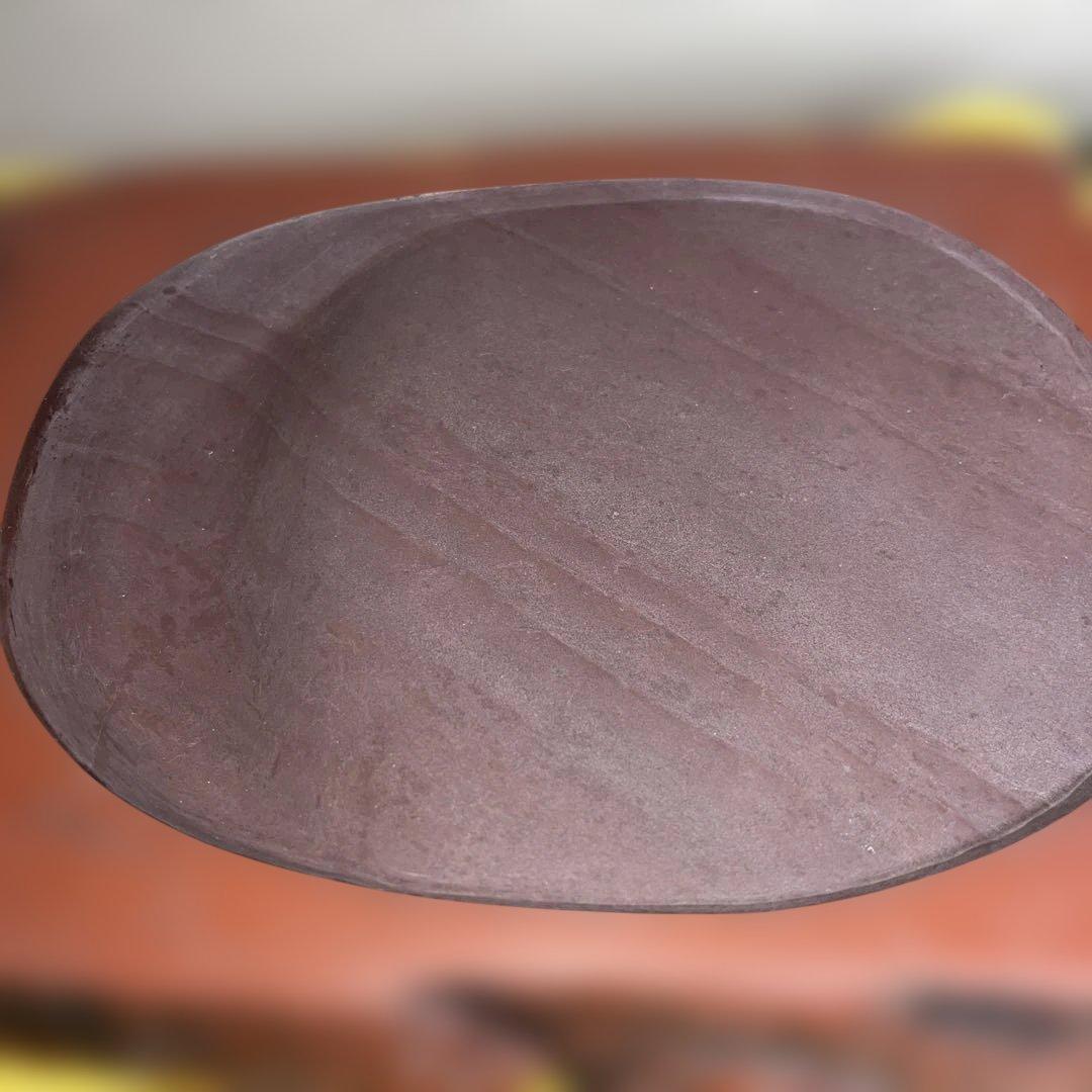 ⭕️紫雲石硯　佐藤鉄三郎　1Ｋg超え　自然硯　年代物