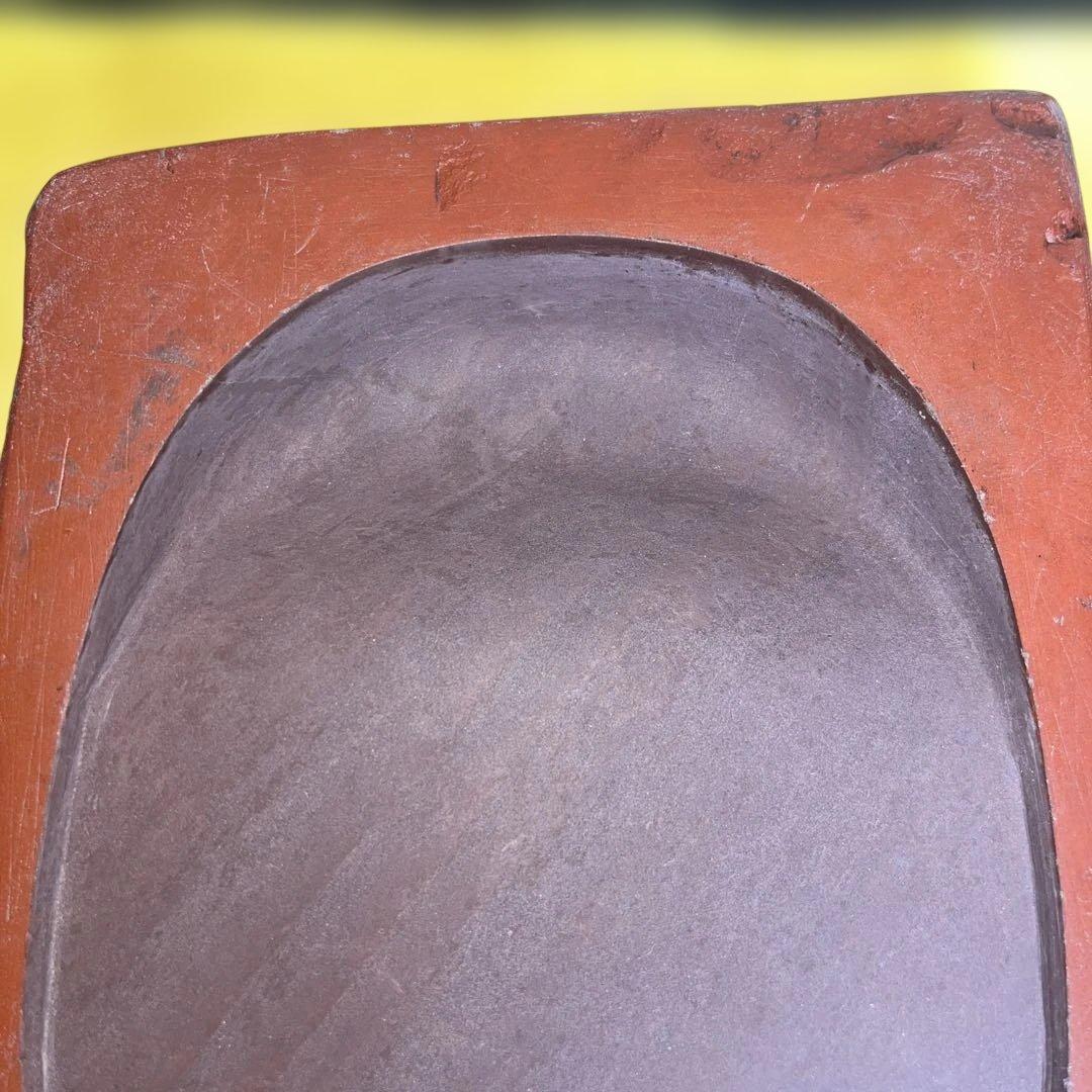 ⭕️紫雲石硯　佐藤鉄三郎　1Ｋg超え　自然硯　年代物