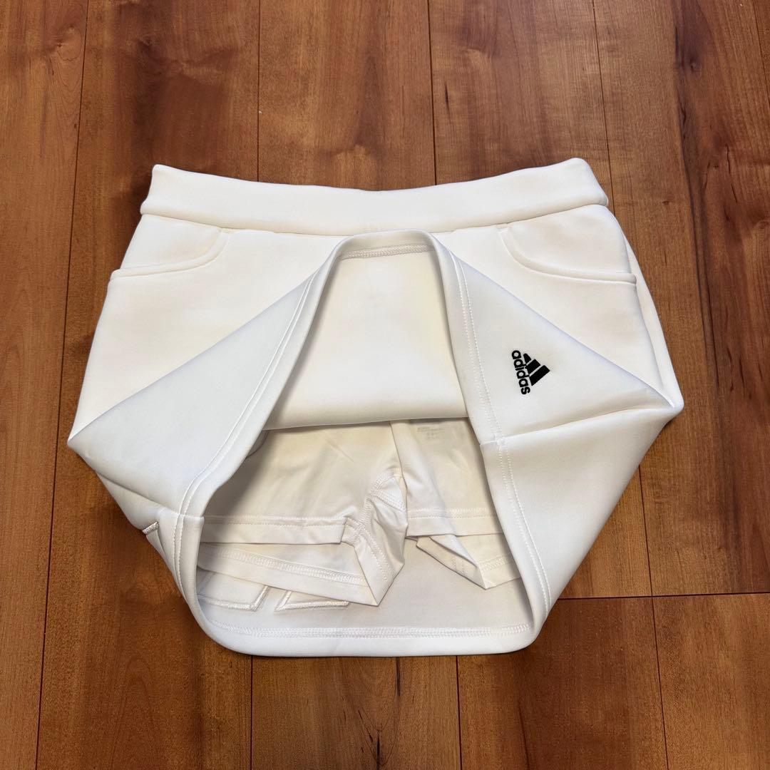 ダンボールニット　セットアップ　ビッグアディダスロゴ　春秋冬　XL 長袖 白