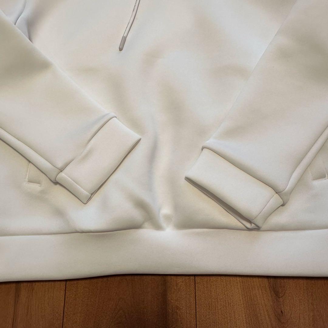 ダンボールニット　セットアップ　ビッグアディダスロゴ　春秋冬　XL 長袖 白