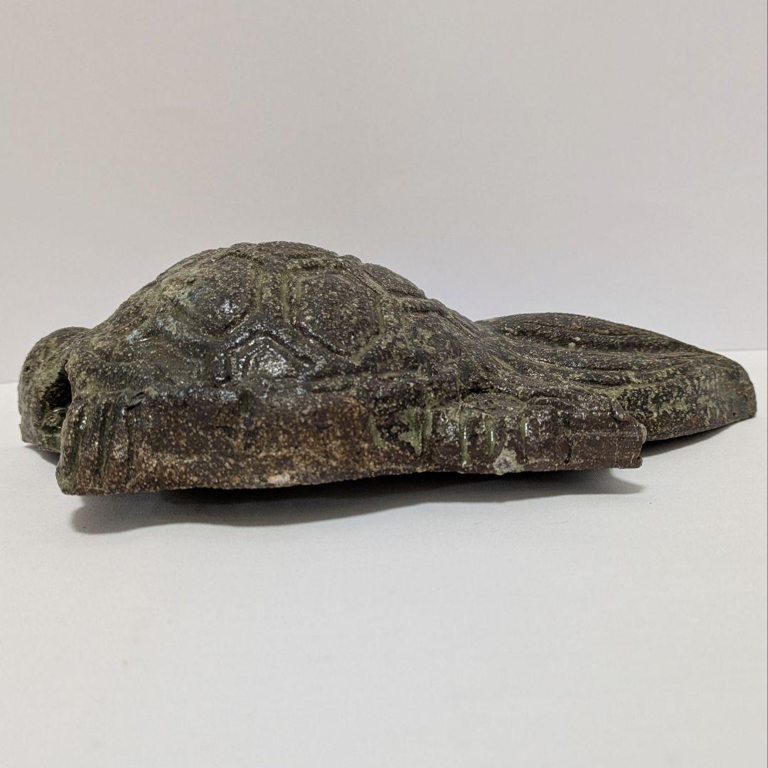 亀掛け花入　萬古焼　露光窯　陶器 冬芝文廣造　亀形　共箱