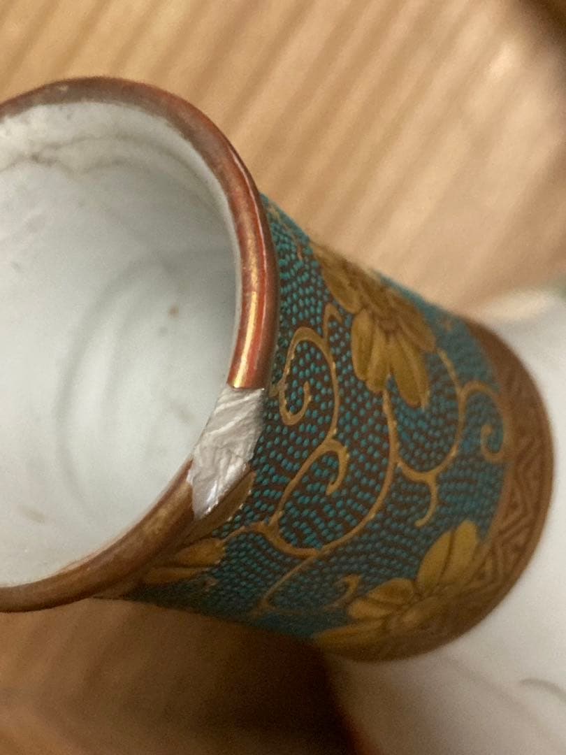 九谷焼 末川泉山 四合徳利6本 骨董 古美術