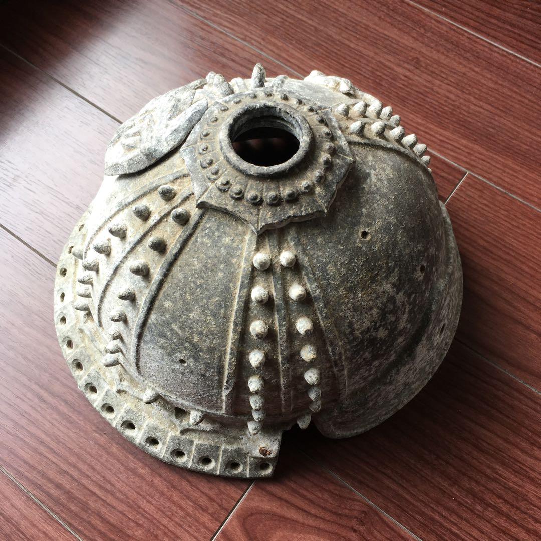 【本物】平家の落人の兜　推定500年前の品物