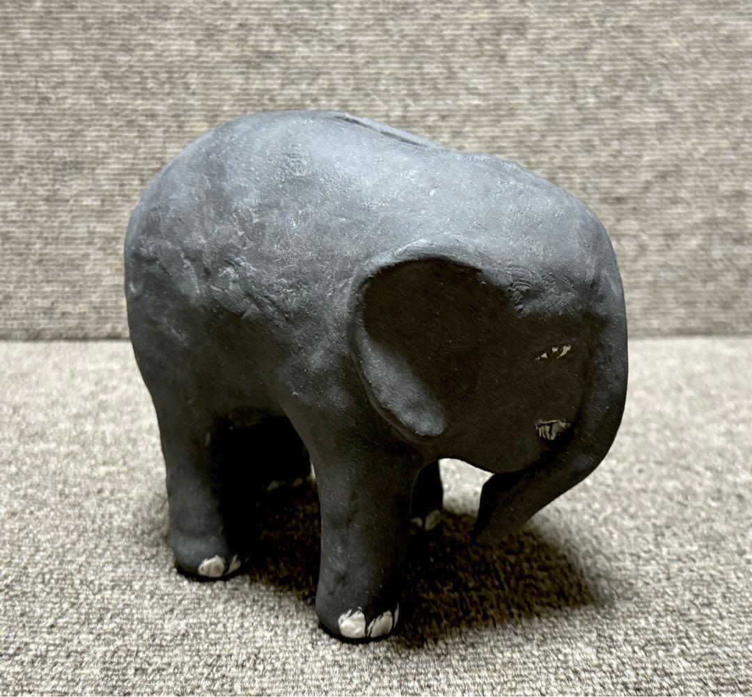 ゾウ 象 貯金箱 奥山泉