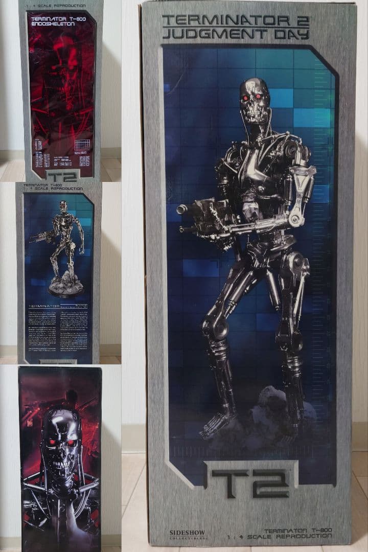 サイドショウ 1/4 ターミネーター T-800 エンドスケルトン スタチュー