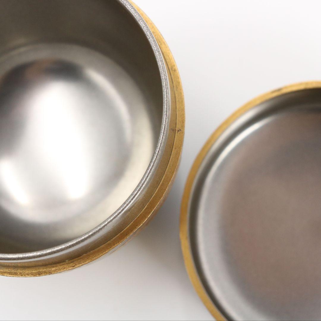 中村宗尹作 遠山に老松 大棗 内銀溜 金蒔絵 金梨子地 茶道具　IN358　Z1