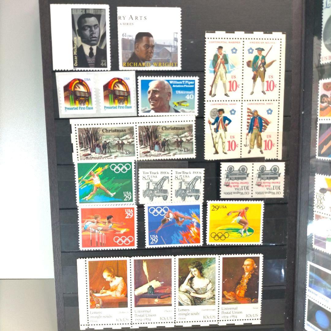 2358 外国切手 アメリカ 切手コレクション大量16ぺ一ジ分全て未使用まとめ