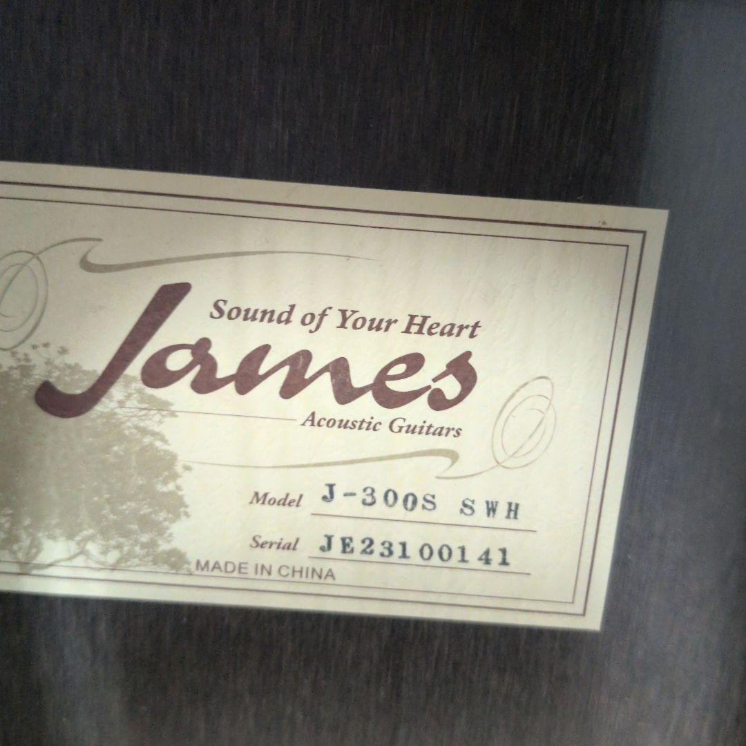 l*7様 James J-300S SWH アコースティックギター