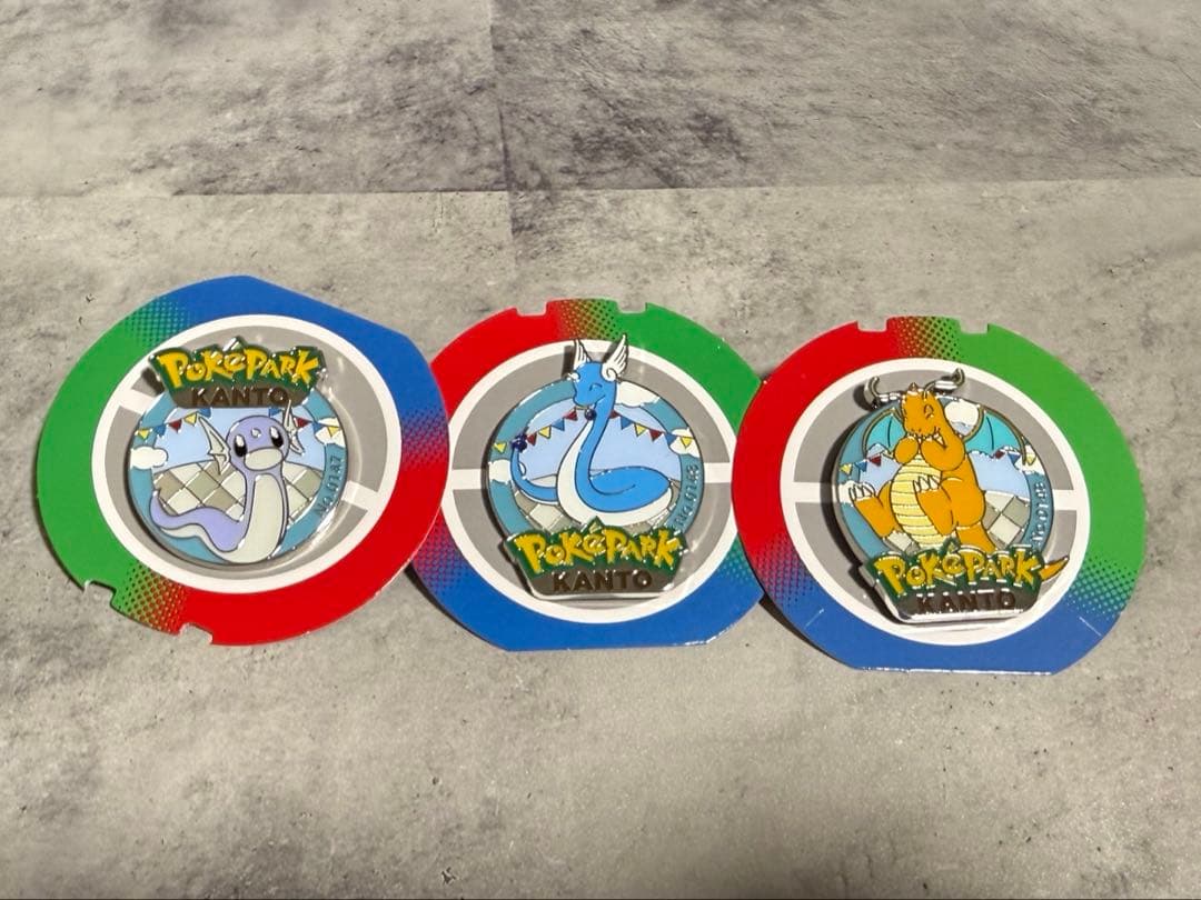 ポケパーク ポケモン ピンバッジ ピンズ ミニリュウ　ハクリュー　カイリュー