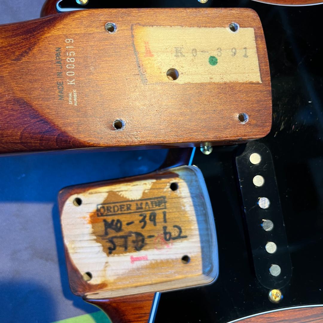 専用 Fender Japan ST62 オーダーメイド オリジナルパーツ付