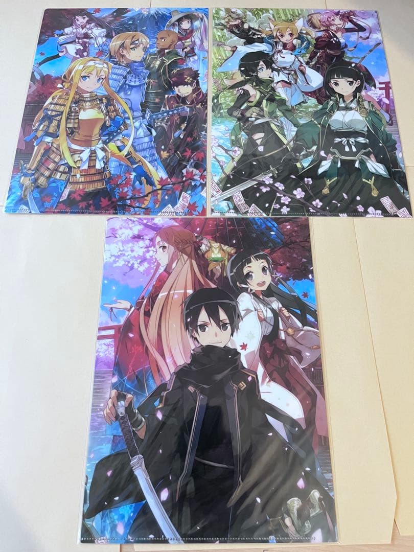 ソードアート・オンライン 希少クリアファイル74枚セット