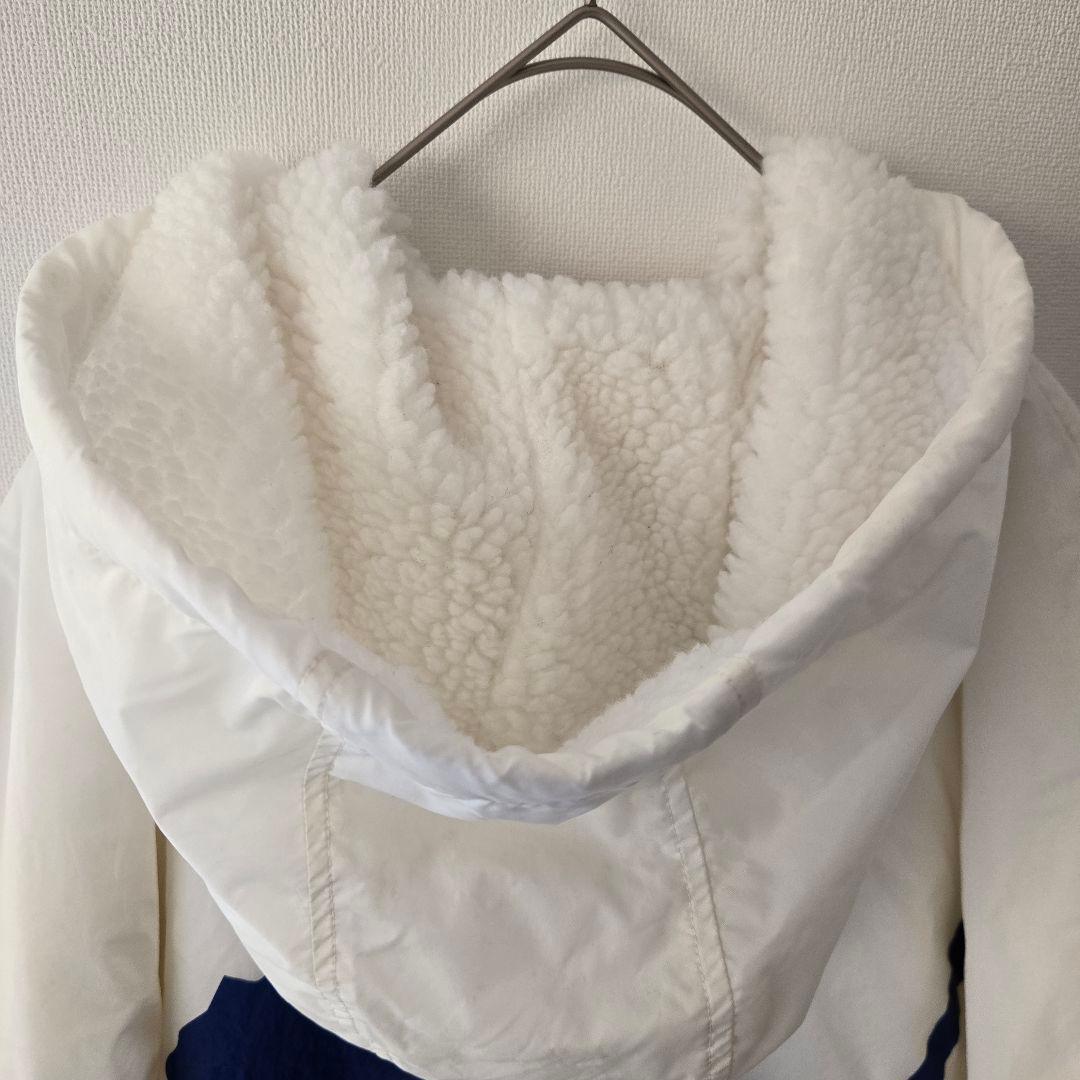 puma プーマ　横浜フリューゲルス ベンチコート 白 Ｌ ヴィンテージ　ロング