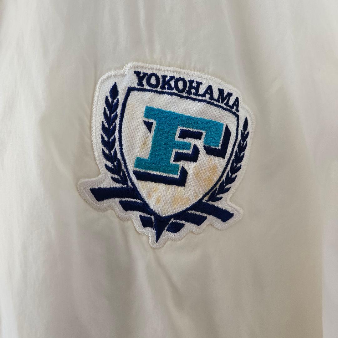 puma プーマ　横浜フリューゲルス ベンチコート 白 Ｌ ヴィンテージ　ロング