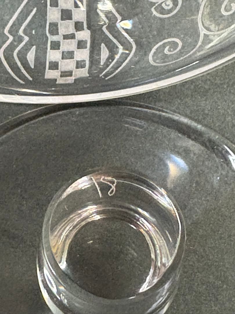 アンティークバカラ最上級グラヴュール装飾リド大型デキャンタ刻印有り。