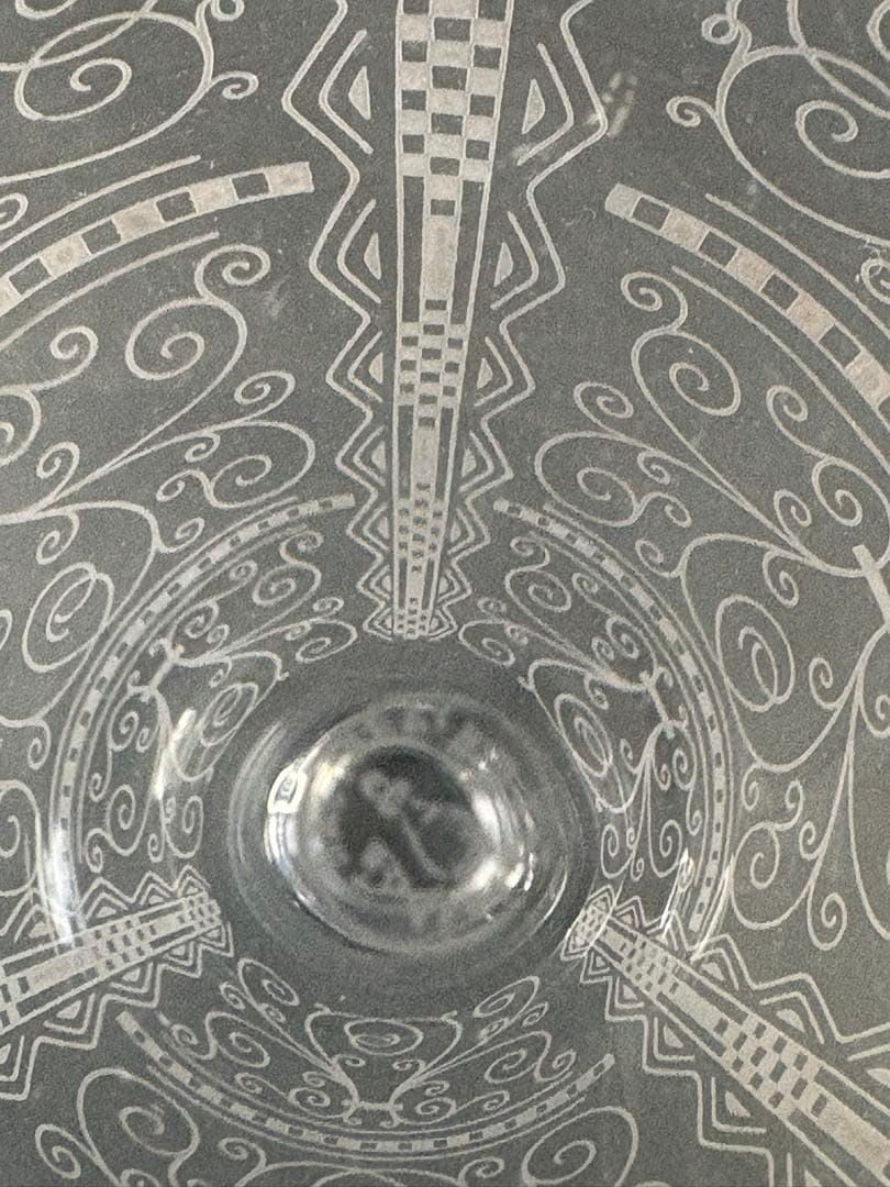 アンティークバカラ最上級グラヴュール装飾リド大型デキャンタ刻印有り。