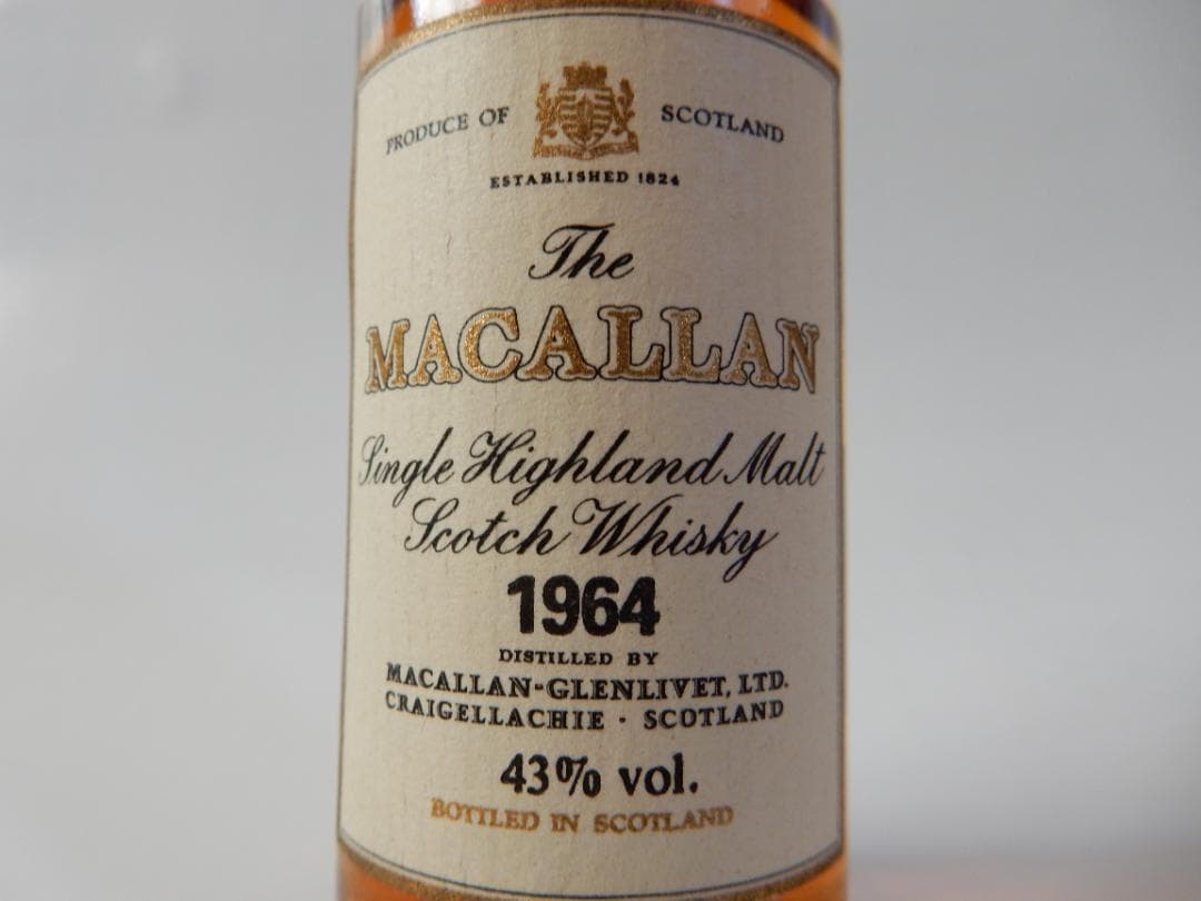 THE　MACALLAN　ザ・マッカラン　ミニボトル　1964・1965　2本