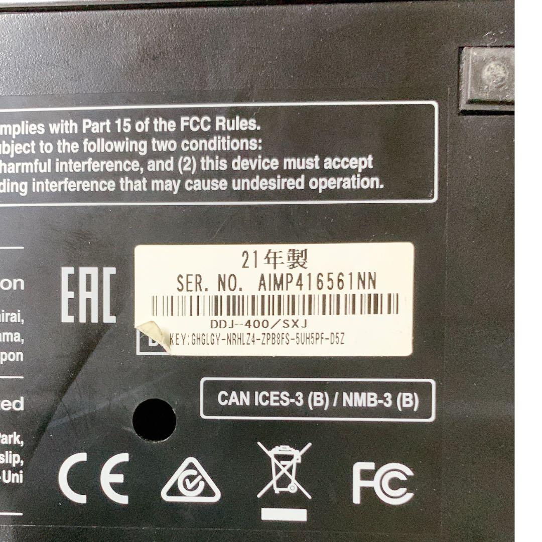 【美品】Pioneer DDJ-400 DJコントローラー 2021年製