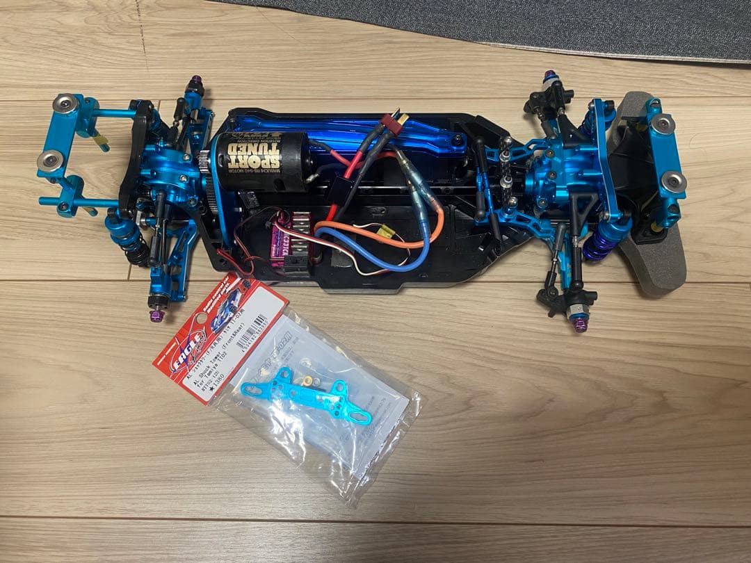 タミヤTT02 イーグルレーシングドリフト、ほぼフルコンバージョンキット