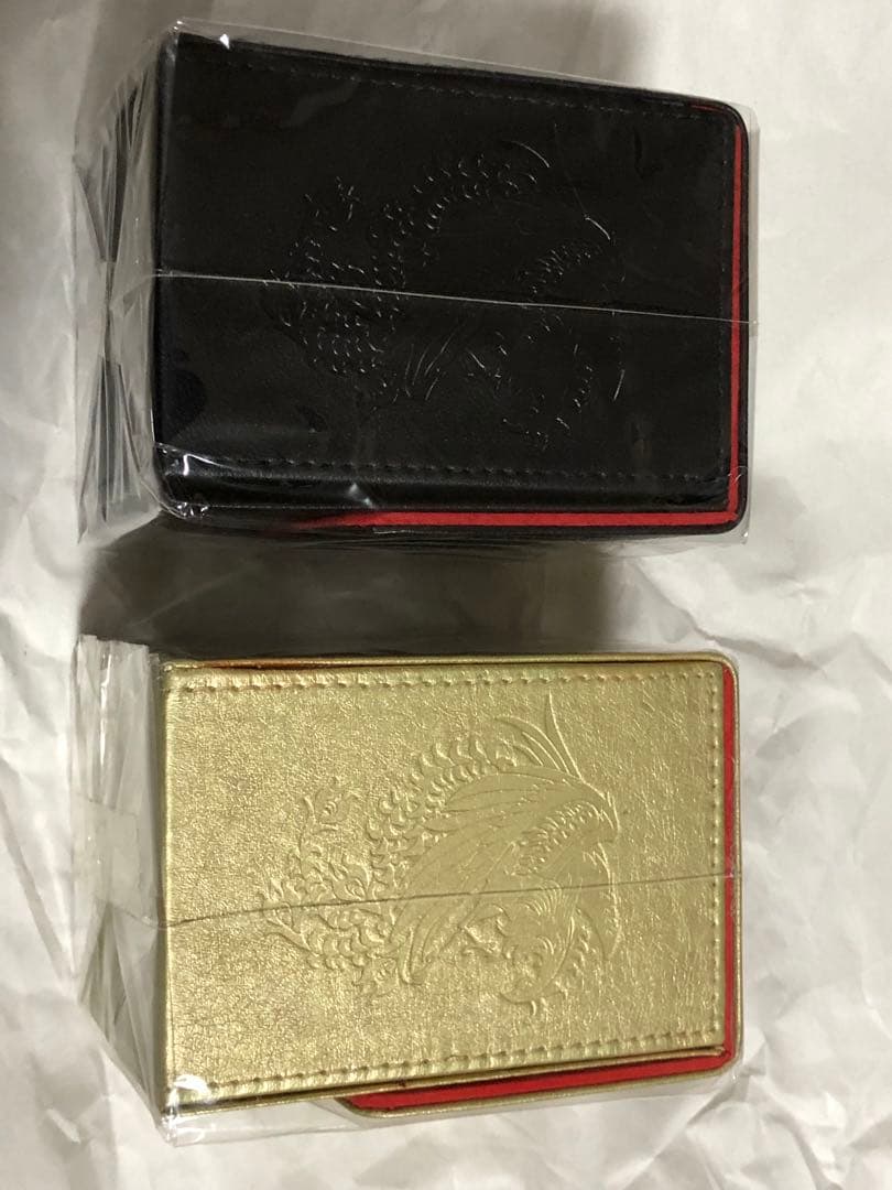 三国志大戦tcg 伝国の玉璽カードキャンペーン　デッキケース　黒金2今回セット