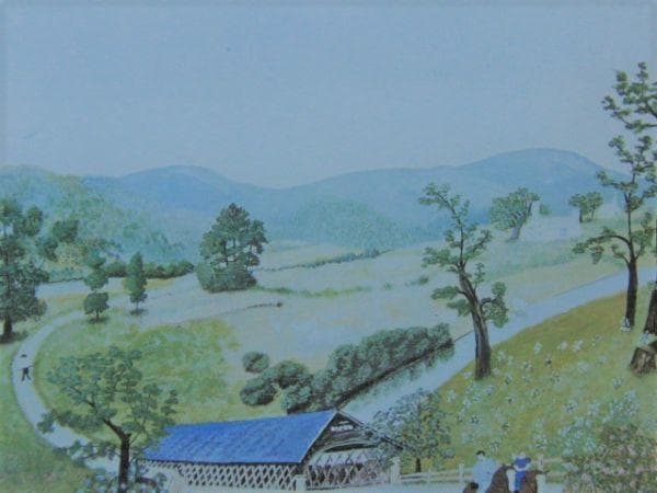 グランマ・モーゼス、『ミズーリ』、希少画集画、状態良好、新品高級額装付