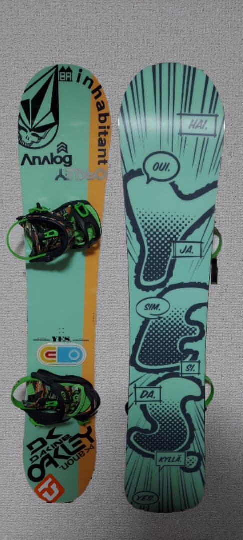 美品 YES 布施モデル × UNION スノーボード