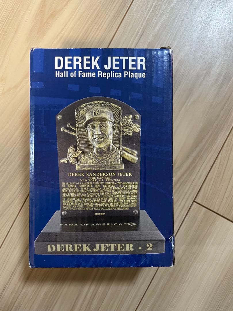 【超限定品・未開封】デレク・ジーター野球殿堂入り記念盾
