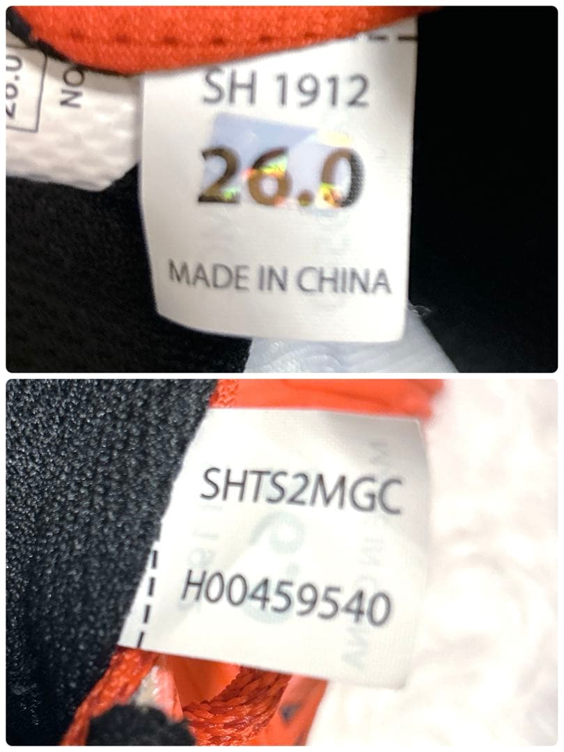 未使用級✨YONEX ソニケージ テニスシューズ 26.0cm オレンジ レッド