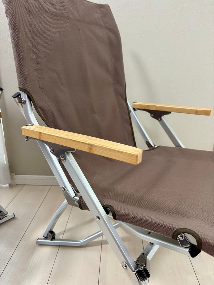  peak【Limted ITEM】ローチェア30 グレー 2脚セット①