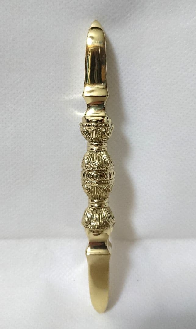✶金属工芸品✶金剛杵 独鈷杵 真鍮製 磨き 京都 高級品 仏具・法具・仏教・密教